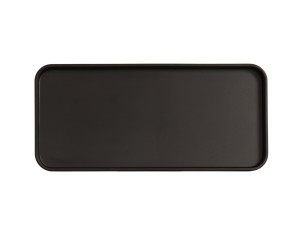 Hudson 6x13 Black Melamine Tray